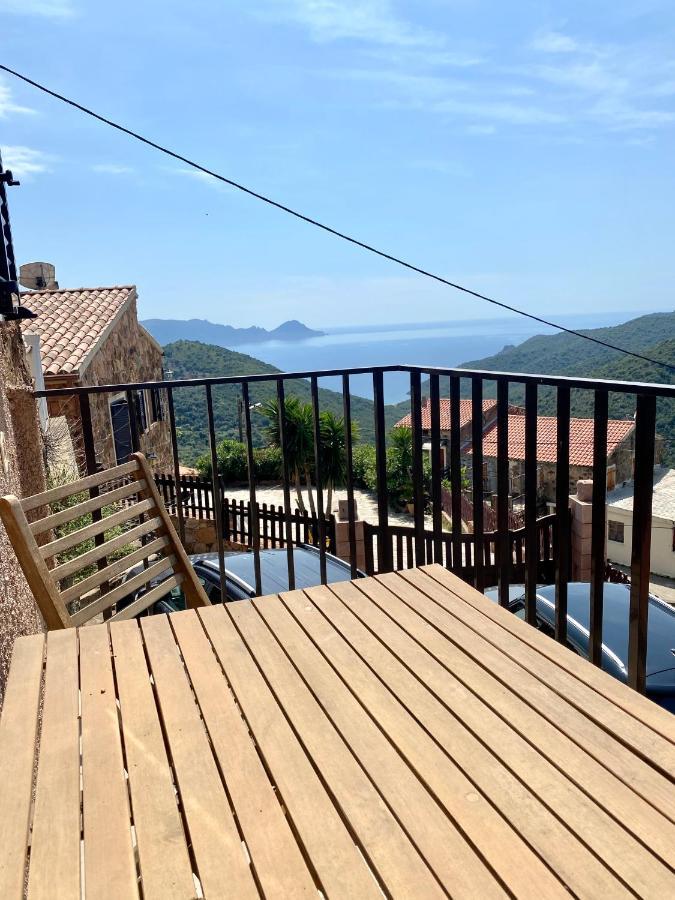 Studio Terrasse Vue Mer Clim Wifi Parking Partinello Luaran gambar